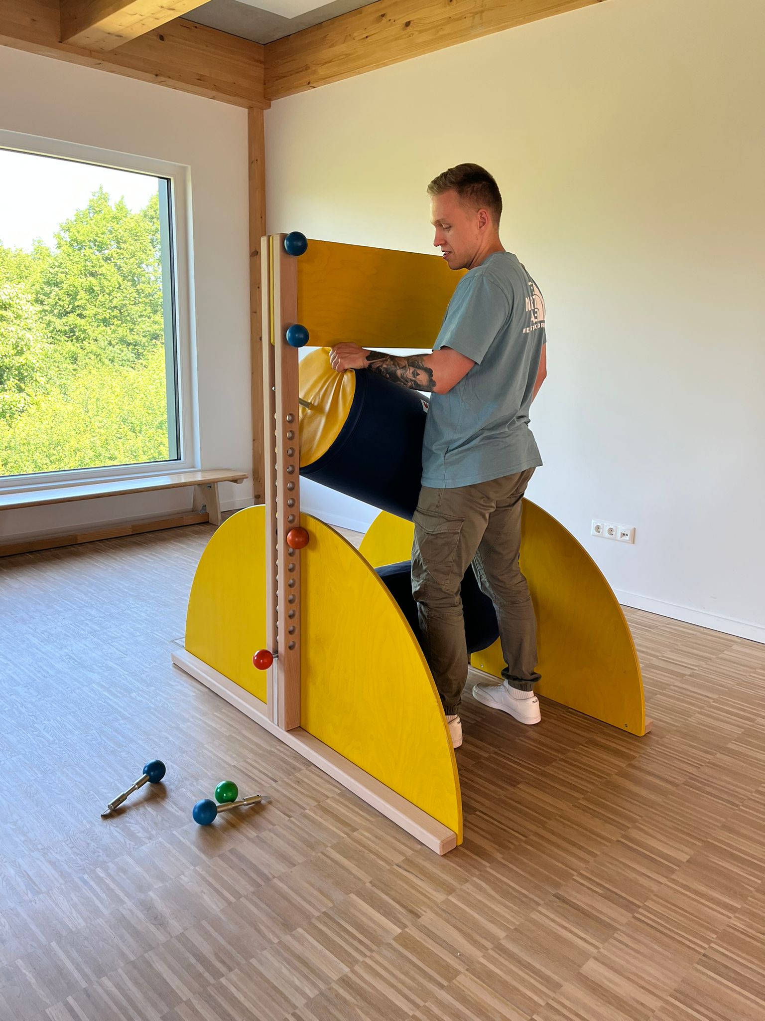Kindermangel: Aufbau freistehende